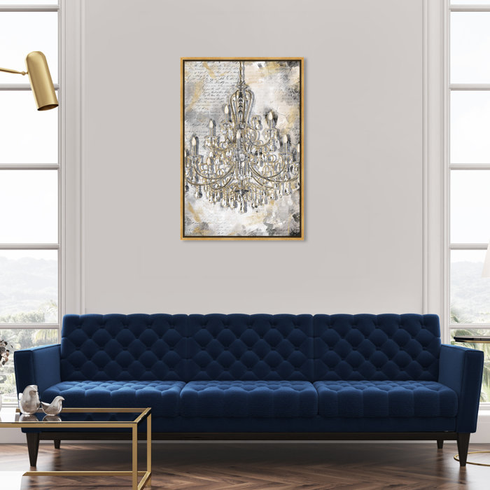 Oliver Gal Fashion And Glam Calligraphy Chandelier, Modern